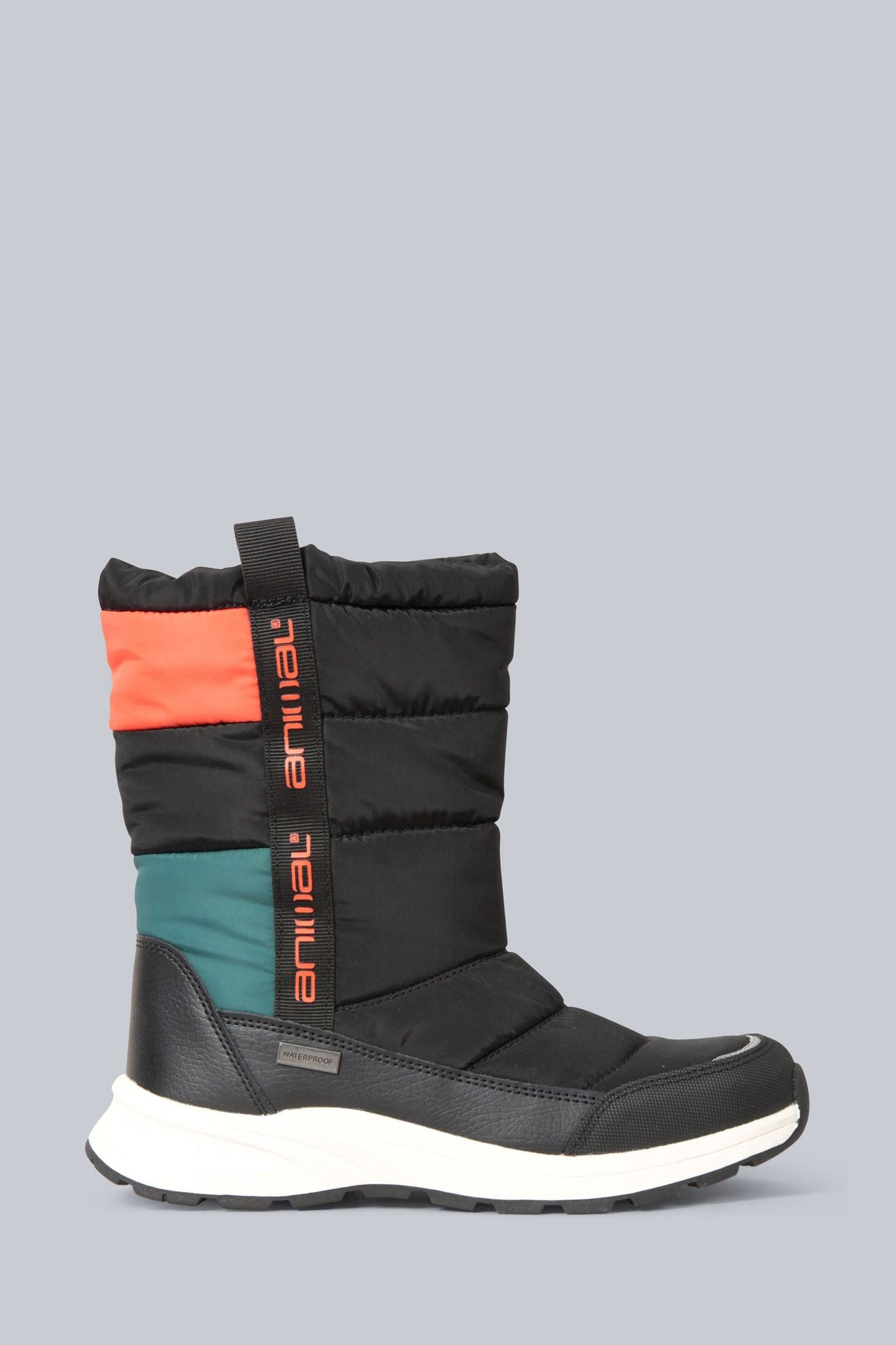 Buy Animal Kids Black Burst Snow Boots from Next Luxembourg