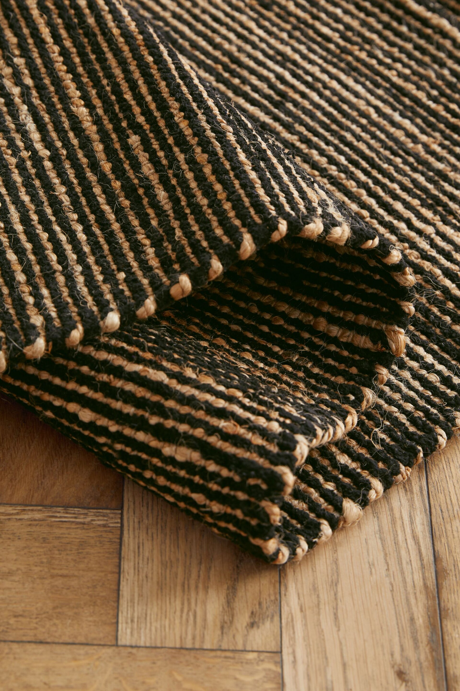 Natural/Black Jute Jara Runner - Image 5 of 6