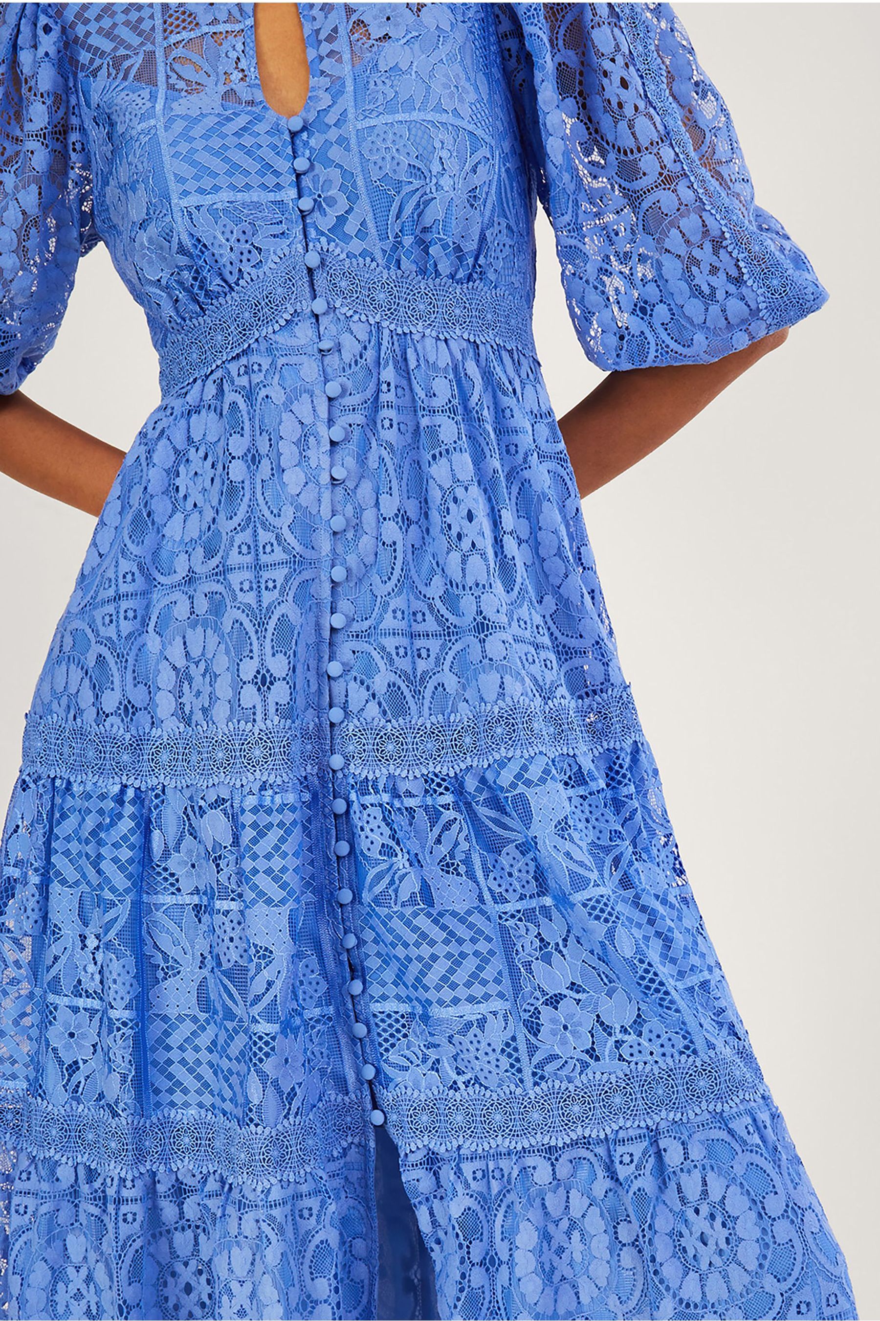 Lace hanky hem dress shop