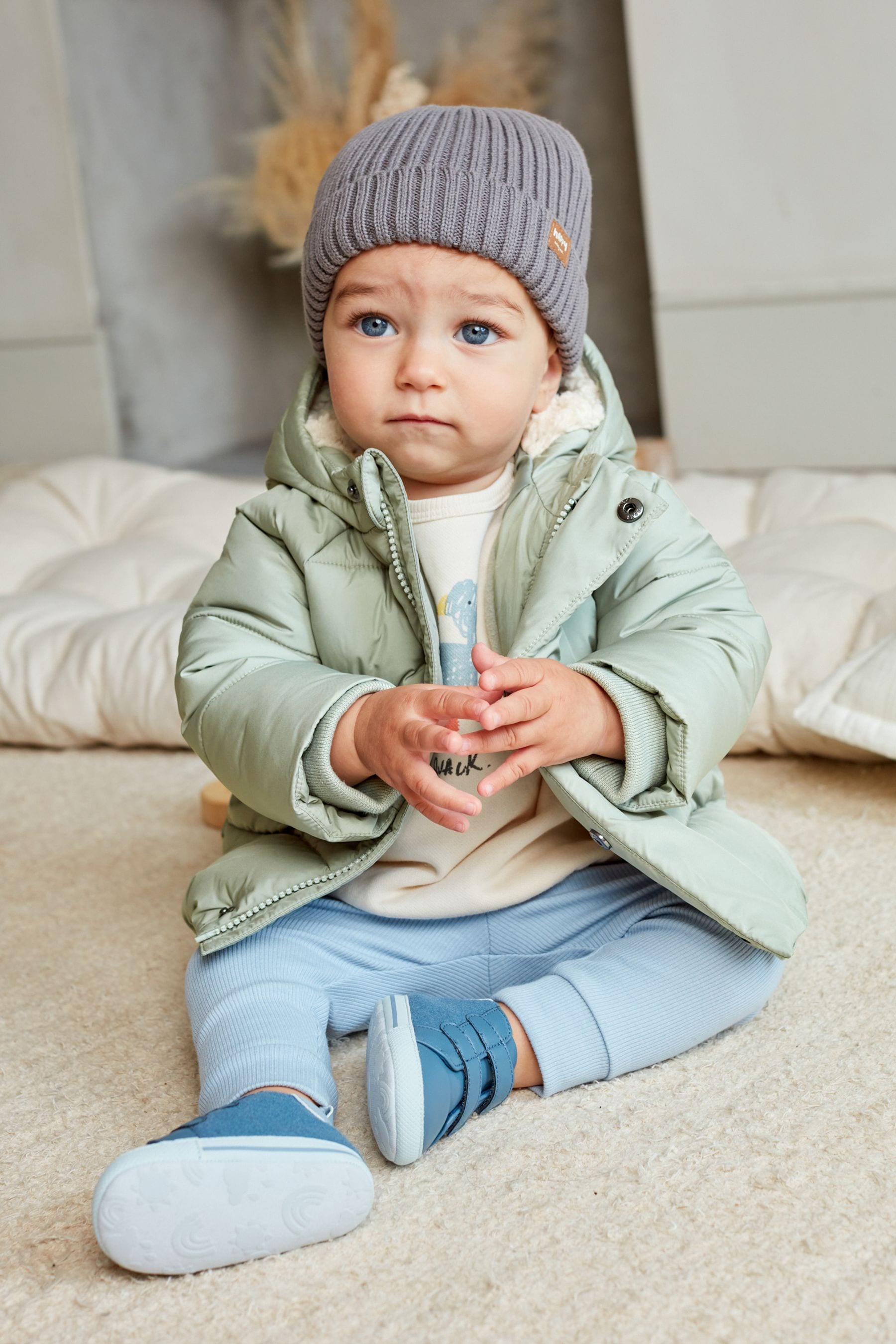 Buy vert Doudoune a capuche pour bebe 0 mois a 2 ans from Next Belgium