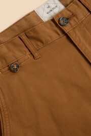 White Stuff Brown Sutton Organic Chino Shorts - Image 7 of 7