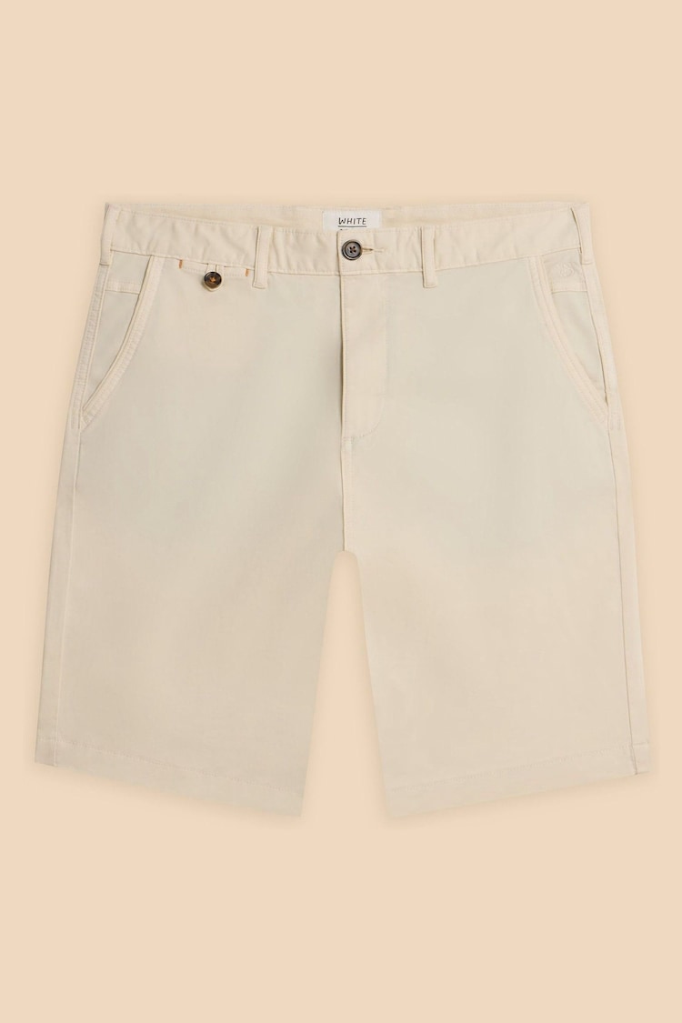 White Stuff White Sutton Organic Chino Shorts - Image 6 of 6