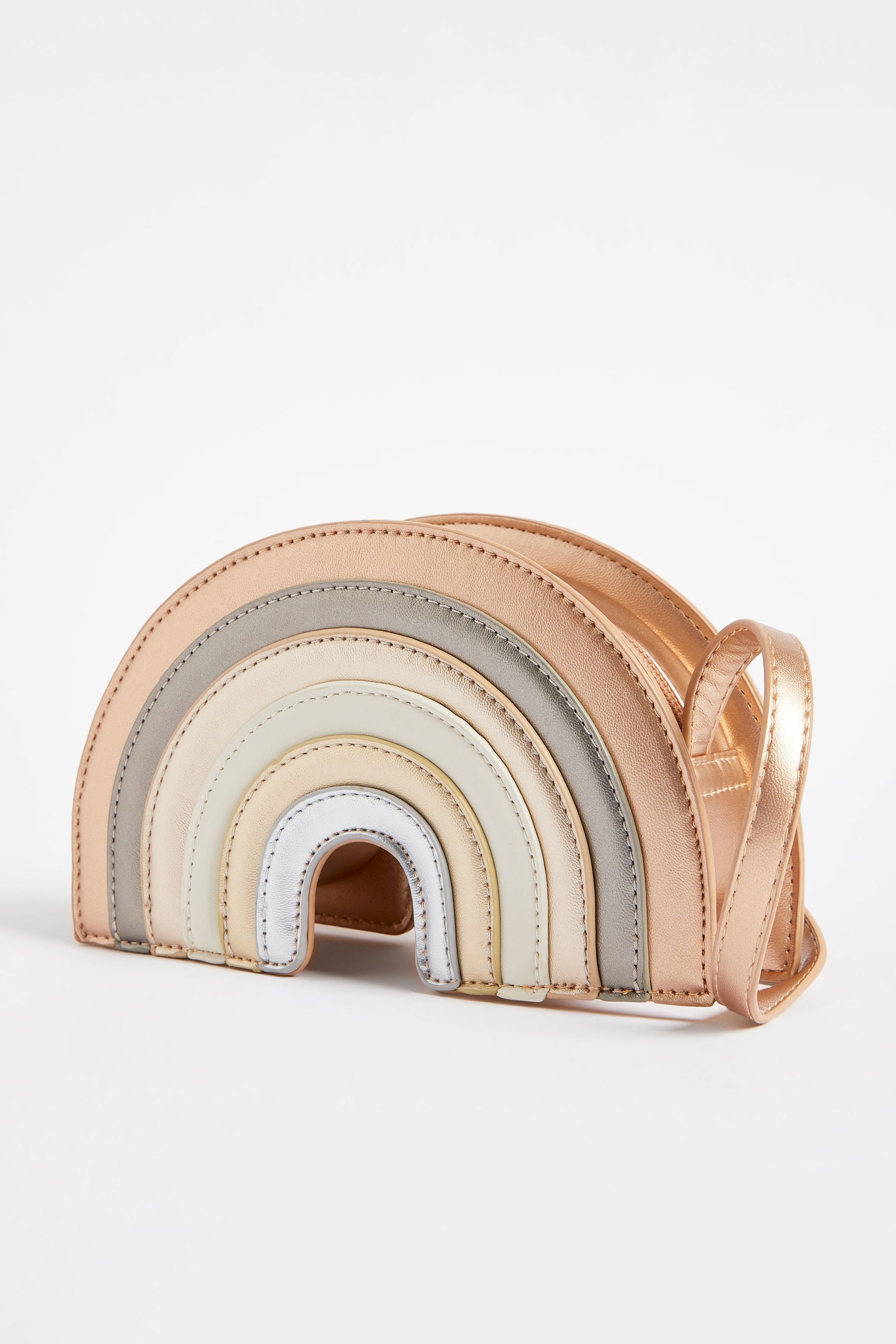 Buy Gold Metallic Rainbow Cross Body Bag from Next Ireland