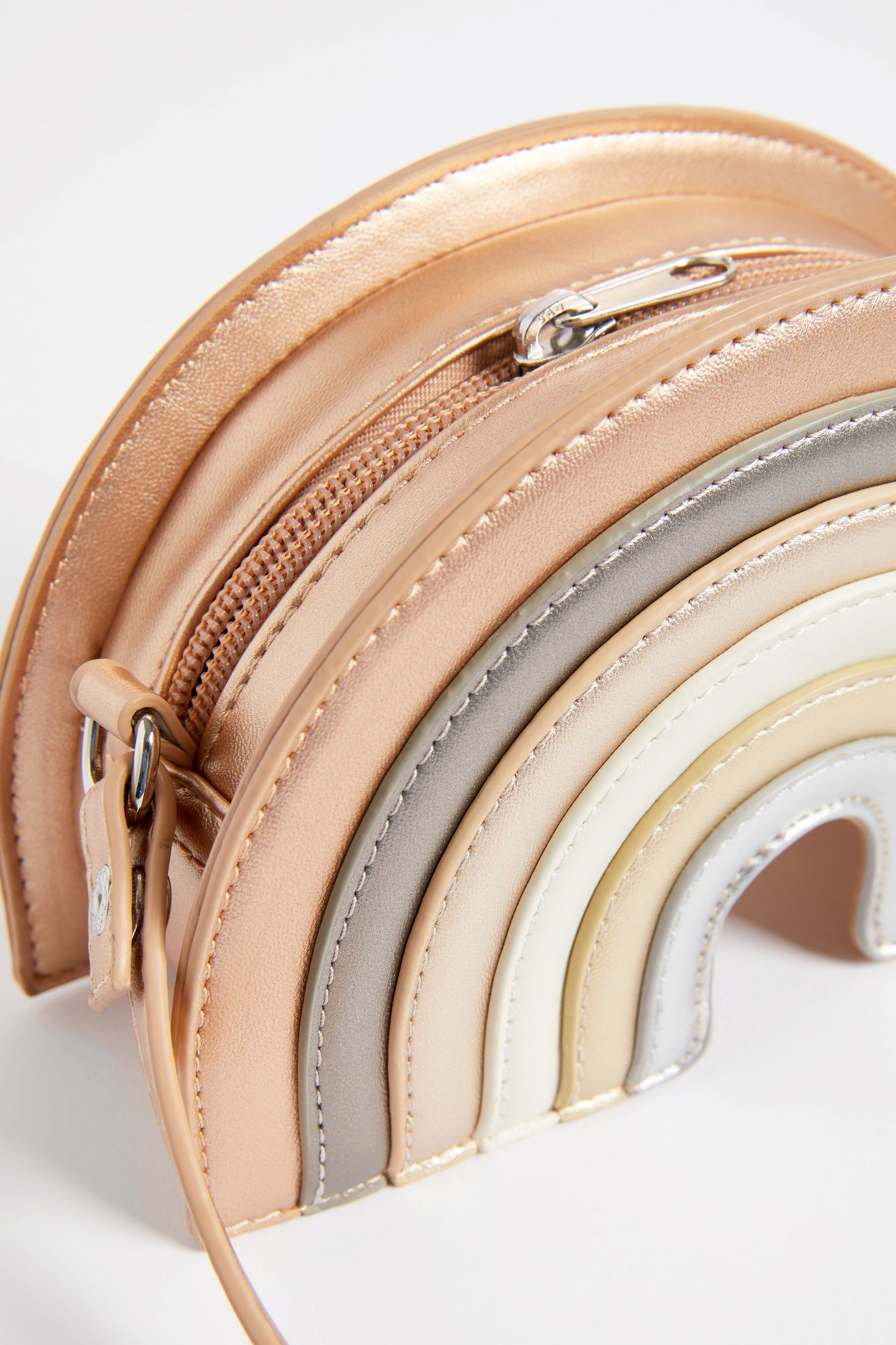 Buy Gold Metallic Rainbow Cross Body Bag from Next Luxembourg