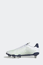 adidas White/Blue Performance Kakari SG Boots - Image 2 of 11
