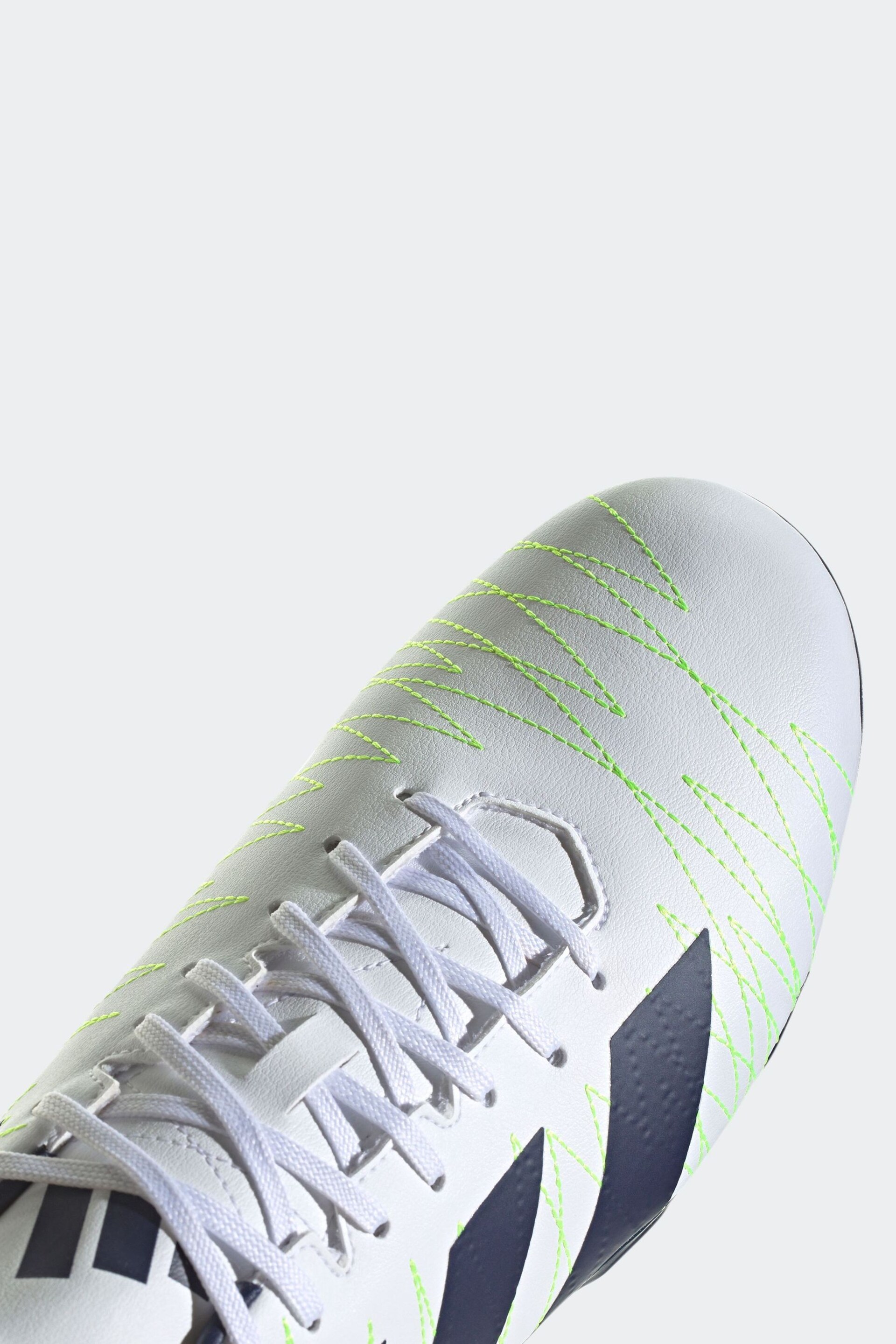adidas White/Blue Performance Kakari SG Boots - Image 9 of 11