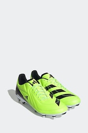 adidas Lemon Yellow RS15 Soft Ground Rugby Boots - Image 3 of 11