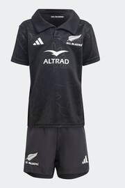 adidas Black Kids All Blacks Rugby World Cup Mini Kit - Image 1 of 5