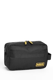 Barbour® International Knockhill Black Washbag - Image 3 of 6