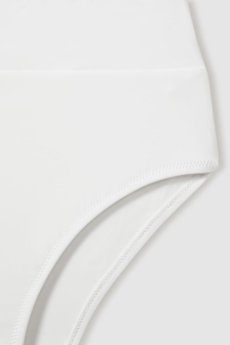 Reiss White Cristina High Rise Bikini Bottoms - Image 5 of 5