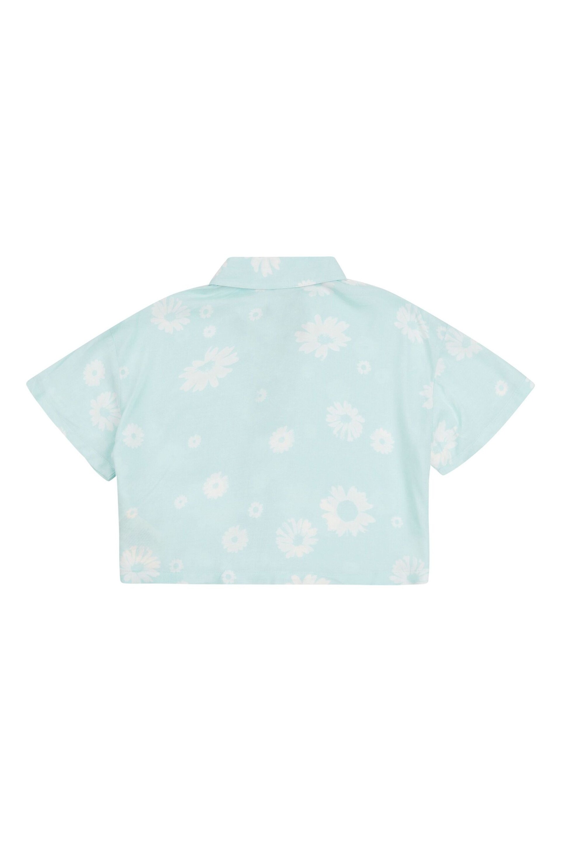 Lee Girls Blue Daisy Shirt - Image 2 of 3