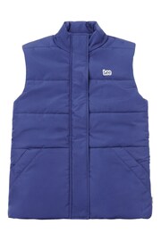 Lee Girls Blue Gilet Puffer - Image 2 of 4