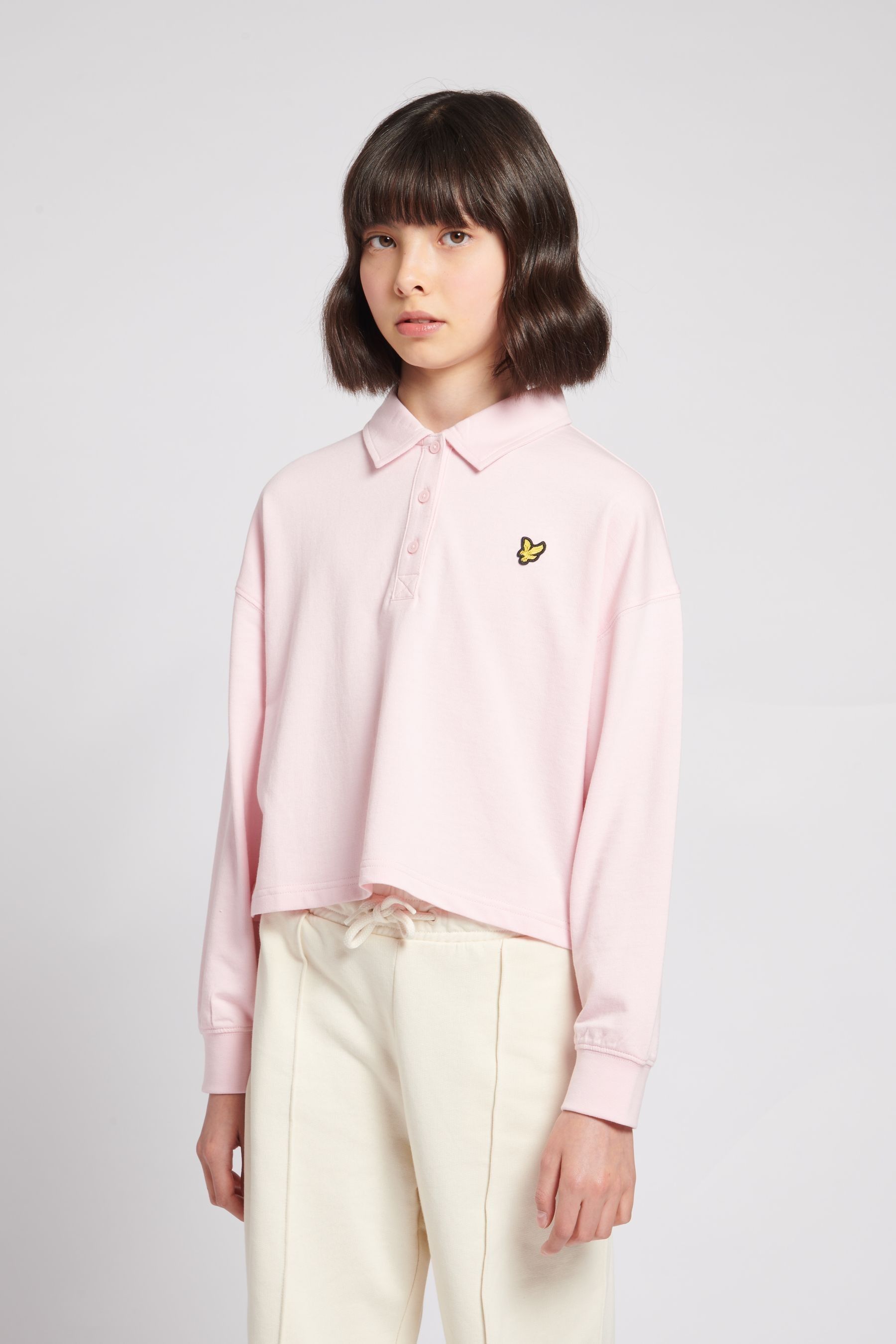 Buy Lyle Scott Girls Pink Lightweight Rugby Top from Next Ireland