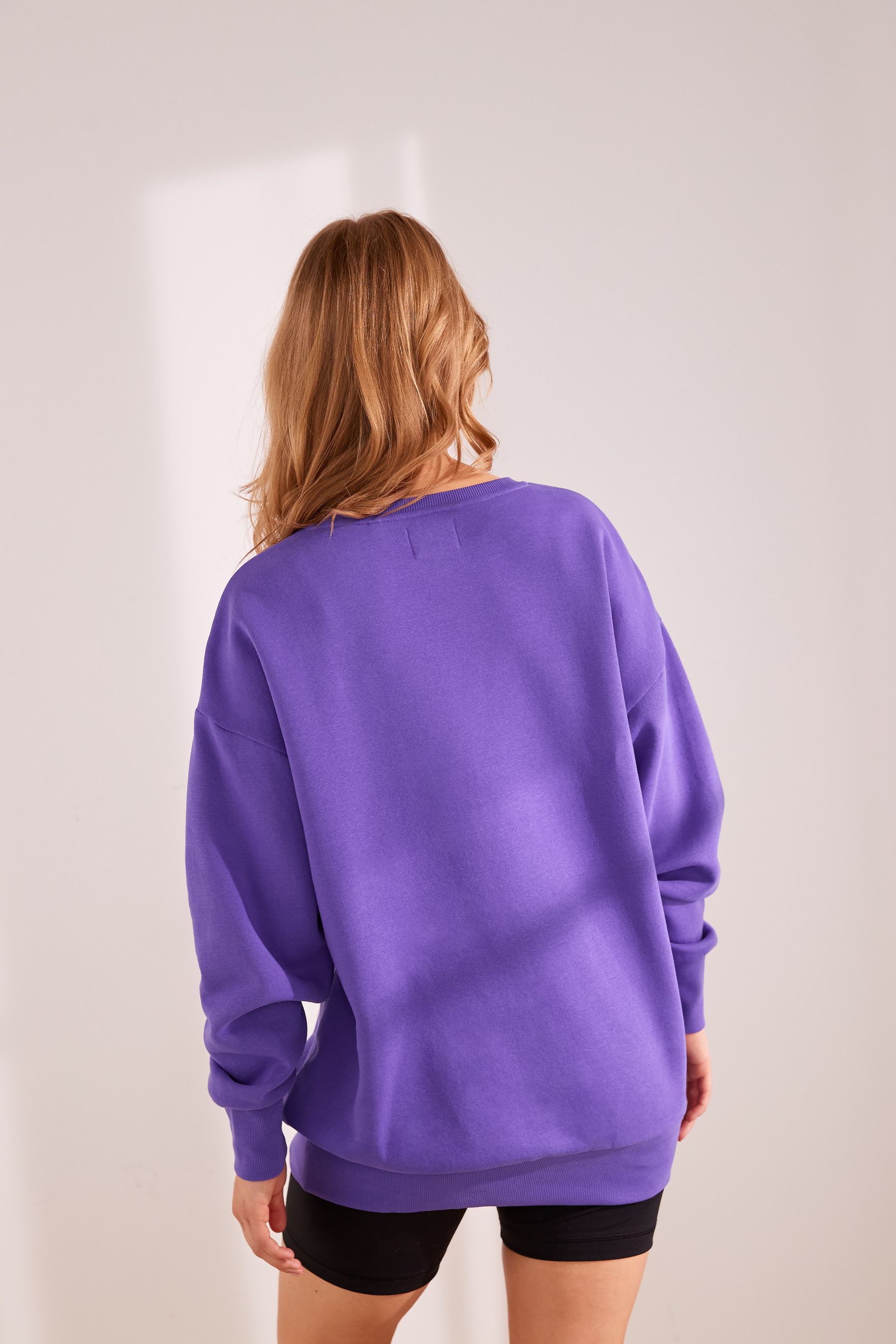 Buy Violet Purple NYU Graphic Sweatshirt from Next Luxembourg