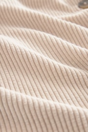 Neutral Corduroy Lightweight Shacket - Image 6 of 6