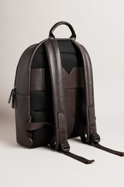 Ted Baker Brown Waynor House Check PU Backpack - Image 2 of 4