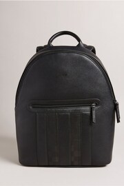 Ted Baker Black Waynor House Check PU Backpack - Image 1 of 5