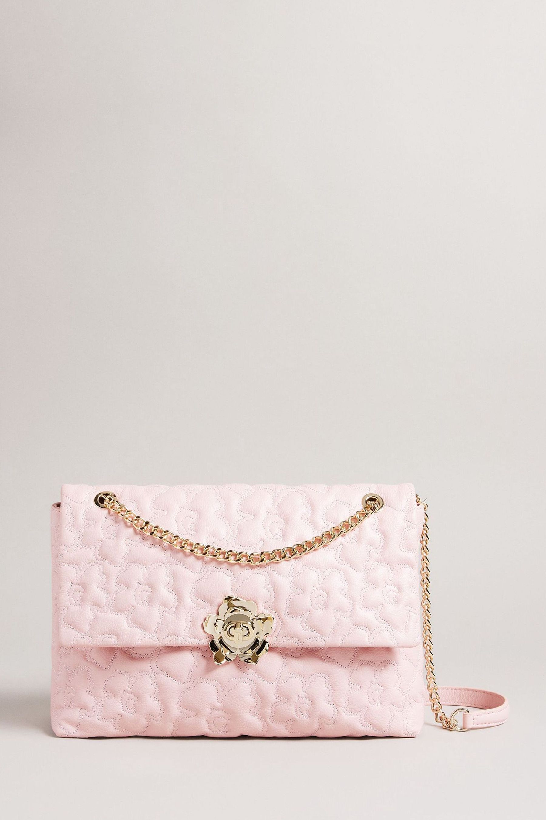 Buy Ted Baker Ayshah Pink Magnolia Quilted Large Cross Body Bag from Next Luxembourg