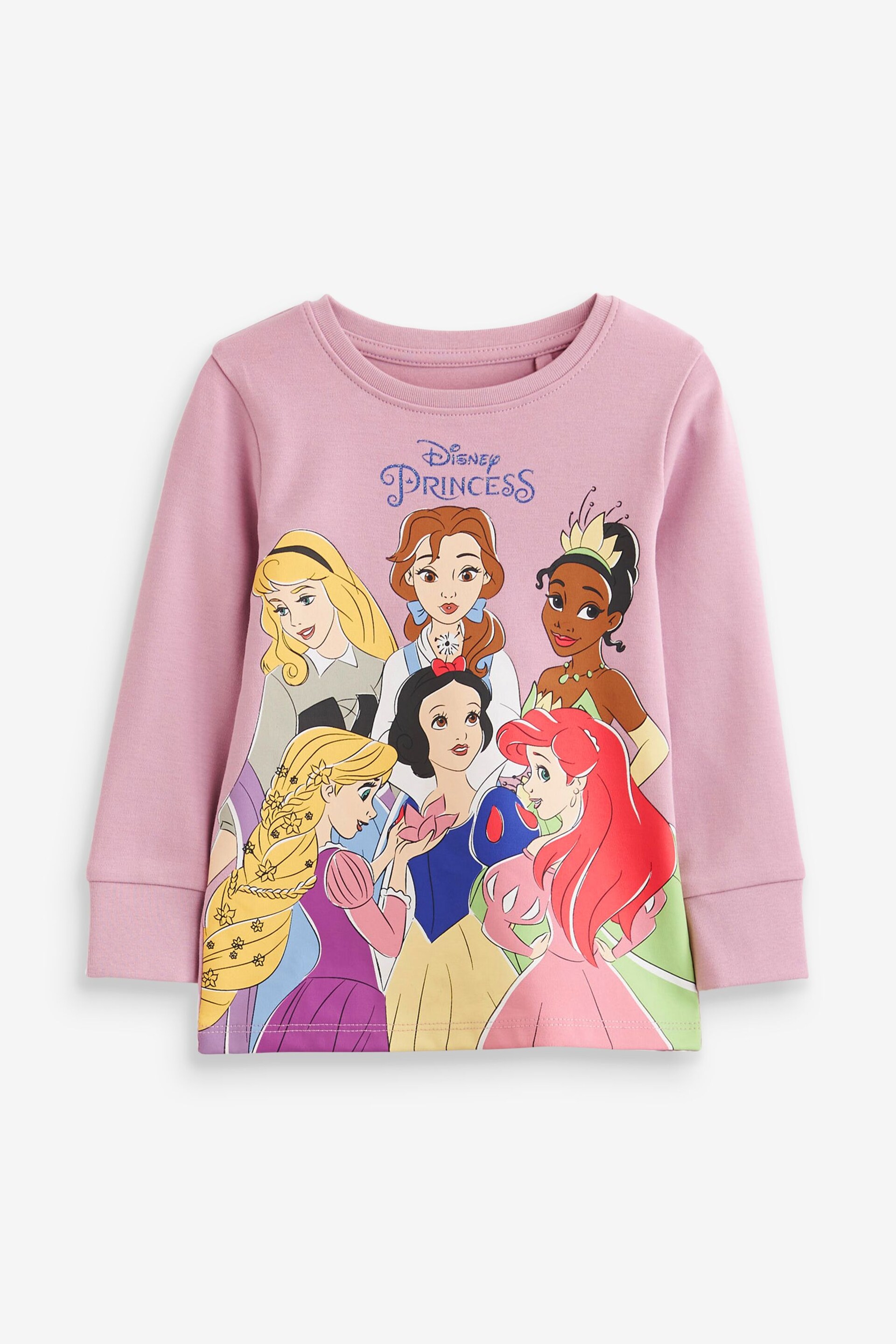 Purple Disney Princesses Pyjamas (9mths-10yrs) - Image 5 of 7