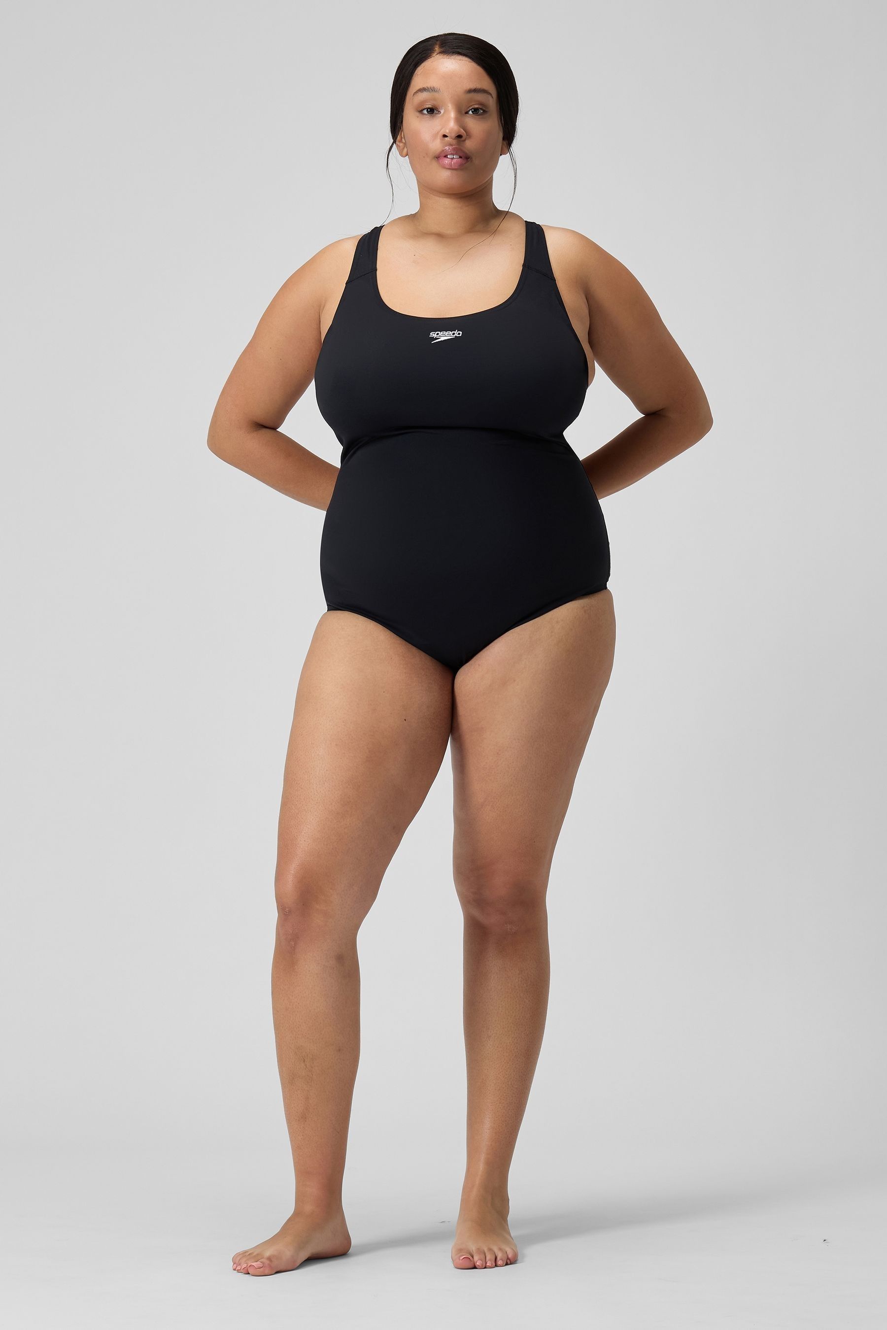 Buy Speedo Black Plus Size Womens ECO Endurance Medalist Swimsuit from the Next UK online shop