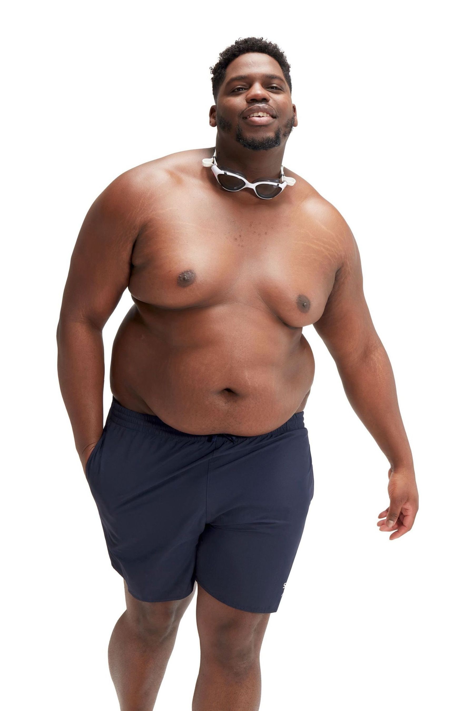 Buy Speedo Navy Plus Size Mens Essential 16 Watershorts from Next Ireland