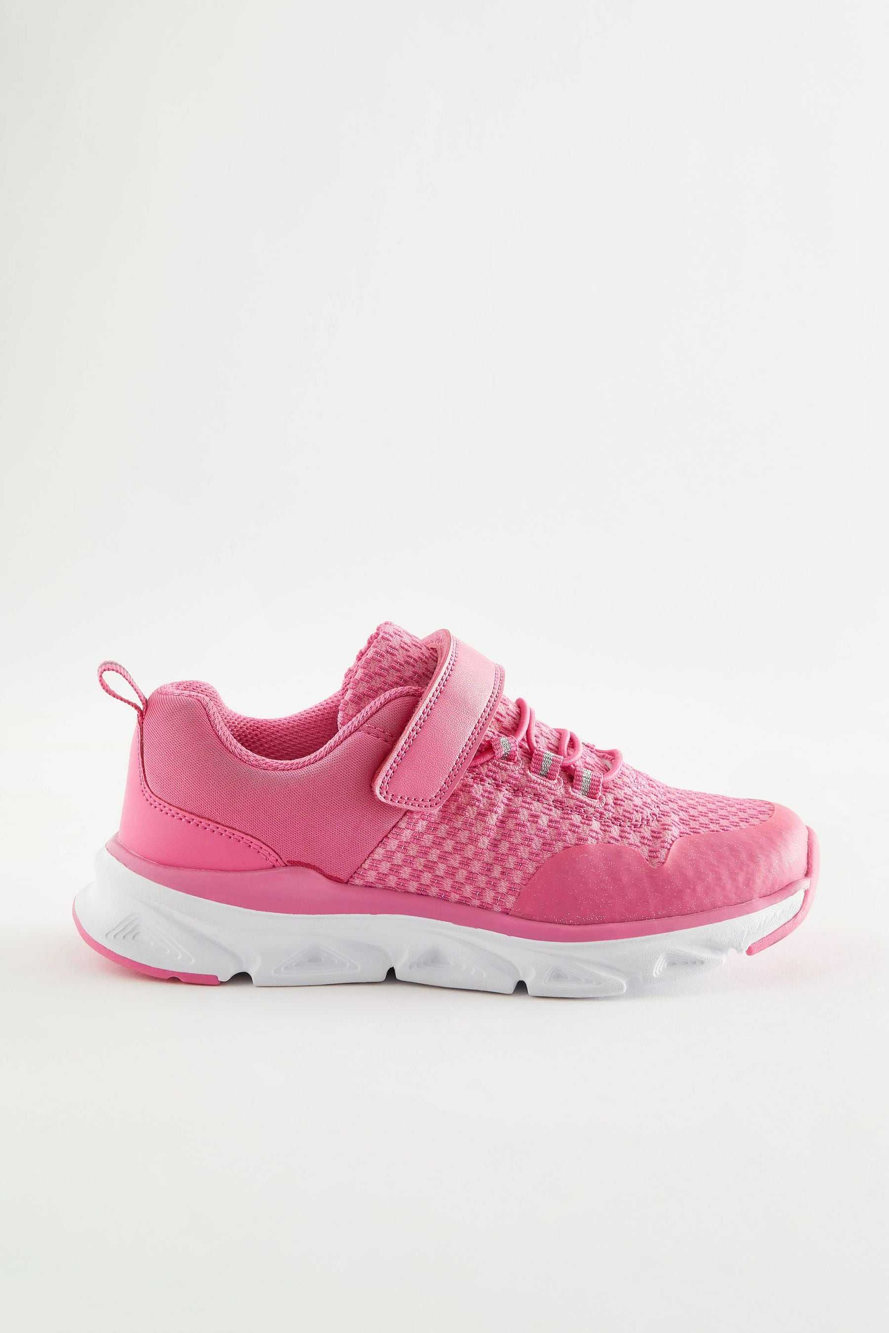 Buy Pink Elastic Lace Up Sports Trainers from the Next UK online shop