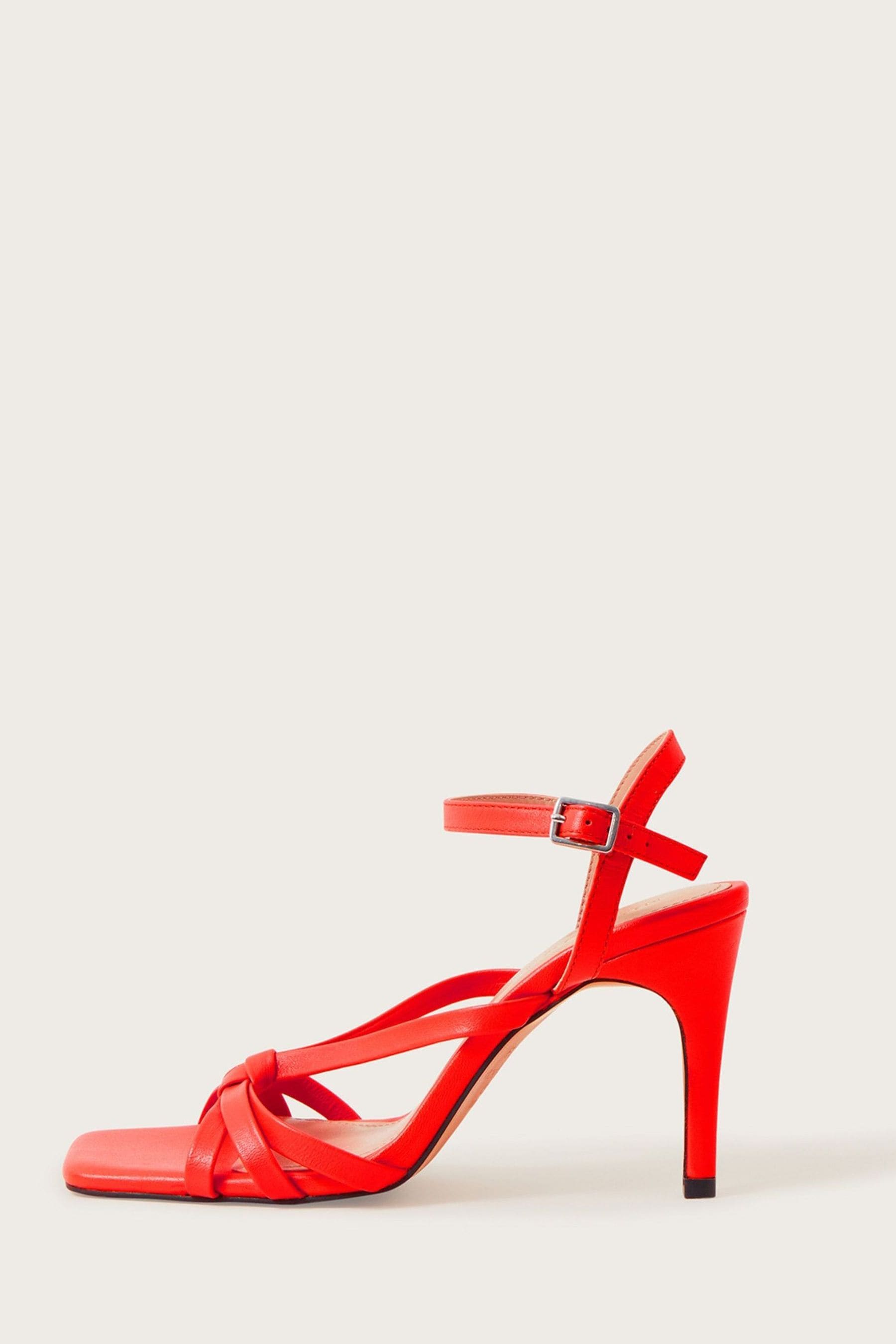 Orange barely there sandals online