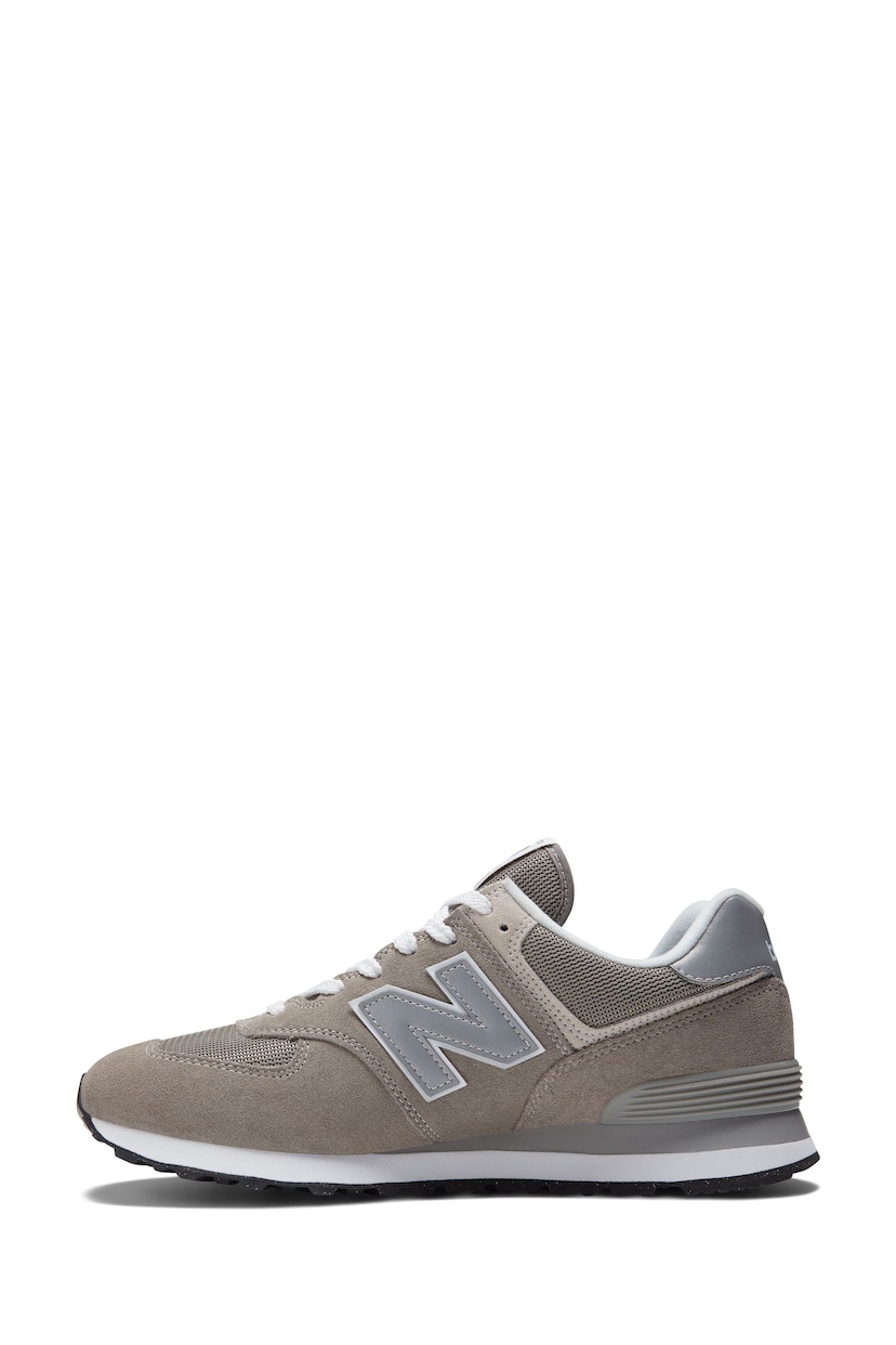New Balance Grey Mens 574 Trainers - Image 2 of 9