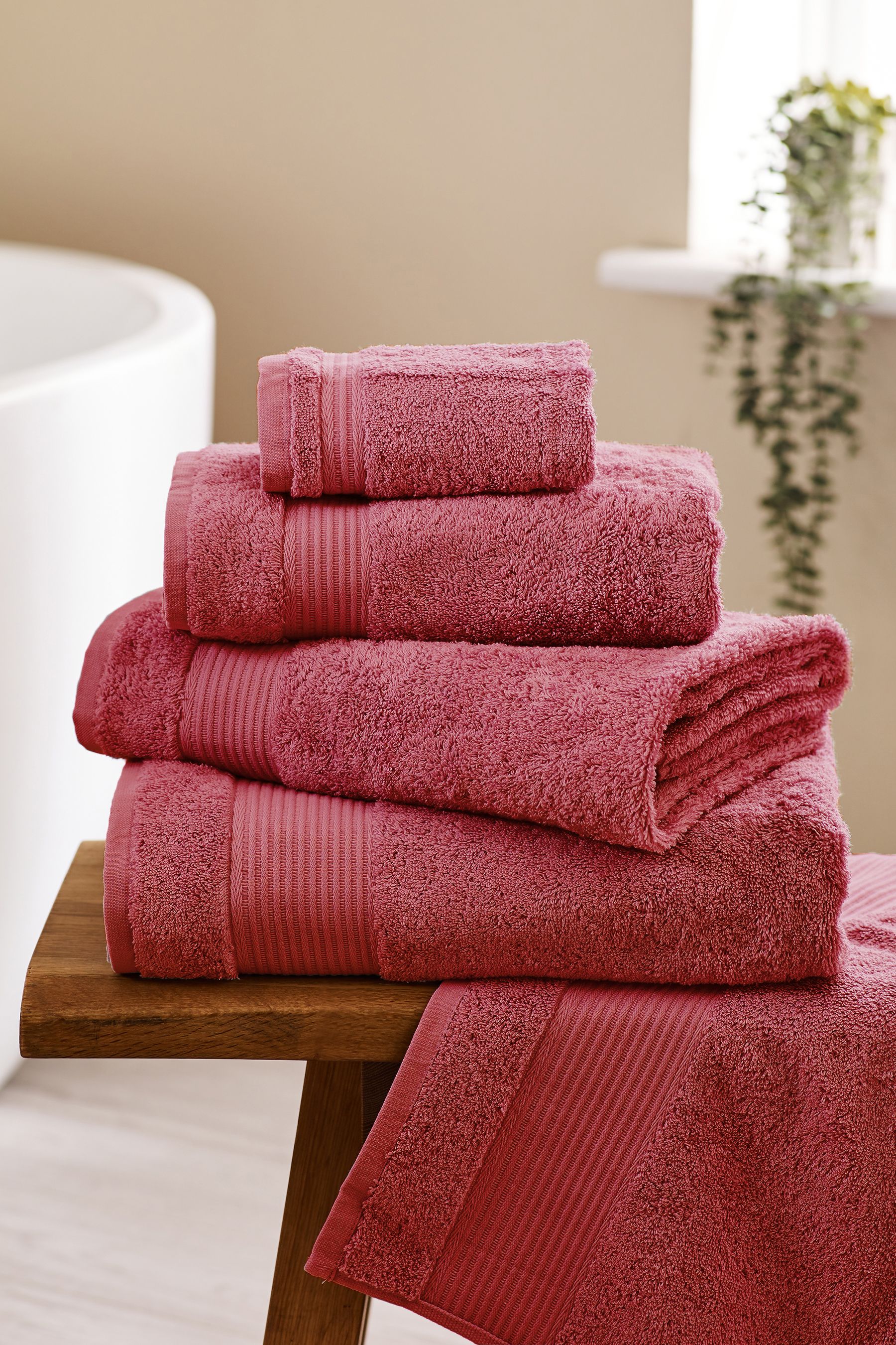 Buy Pink Faded Rose Towel from Next Ireland