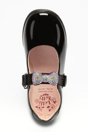 Lelli Kelly Rainbow Heart Removeable Charm Dolly Black Shoes - Image 4 of 6
