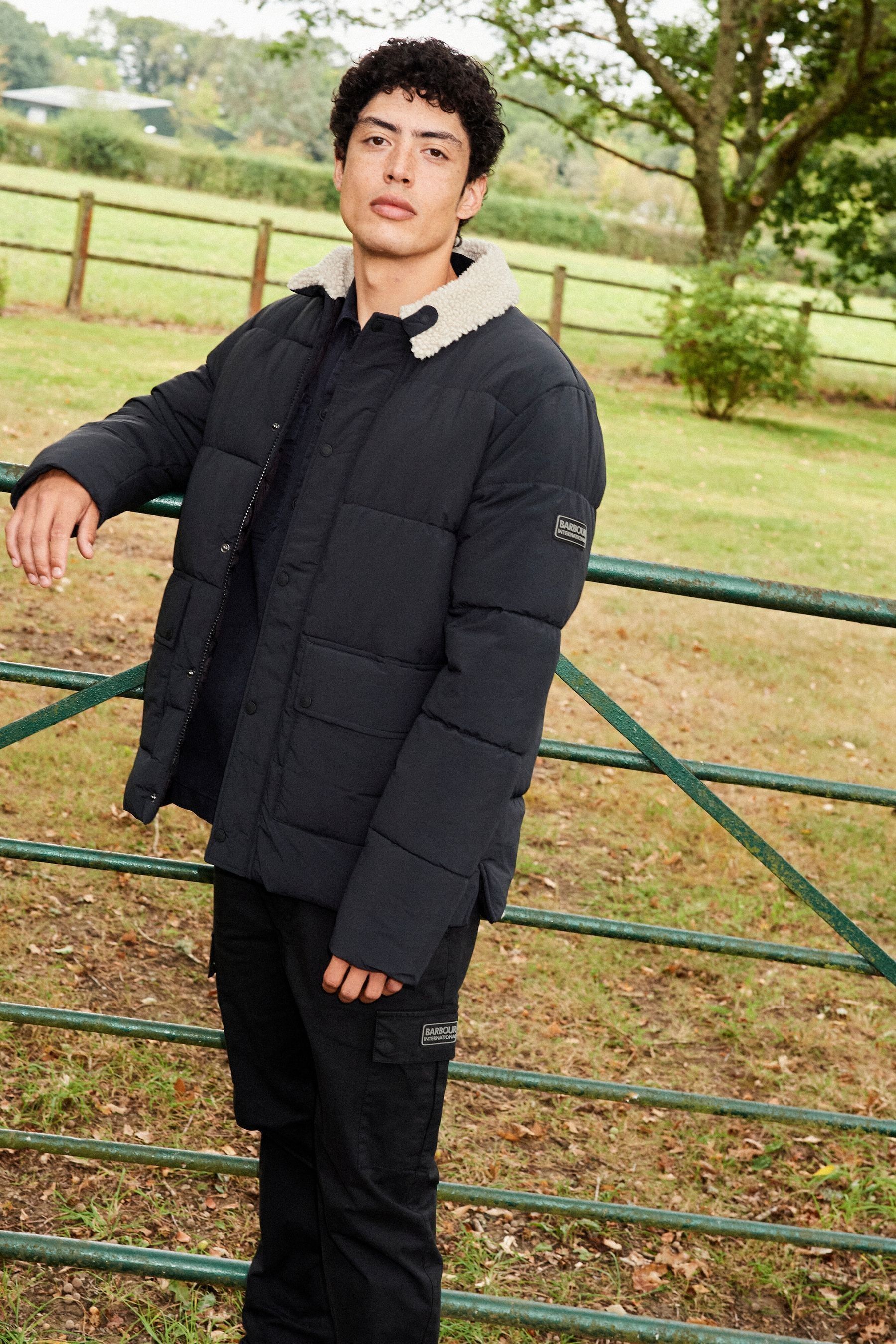 Buy Barbour International Auther Deck Quilted Jacket from Next Luxembourg