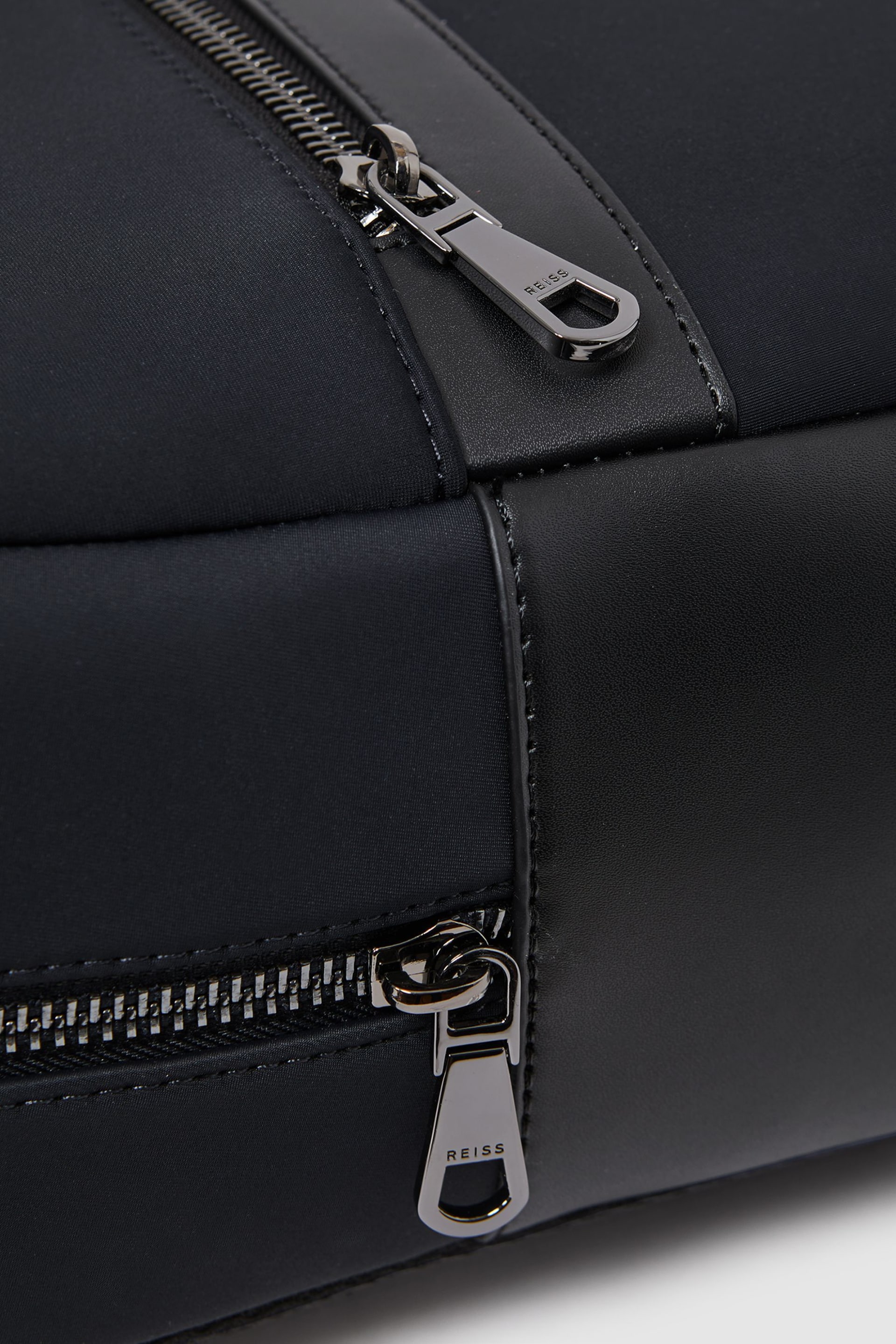 Reiss Dark Navy Drew Neoprene Zipped Backpack - Image 5 of 5