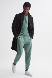 Reiss Fern Green Ali Garment Dye Joggers - Image 6 of 6