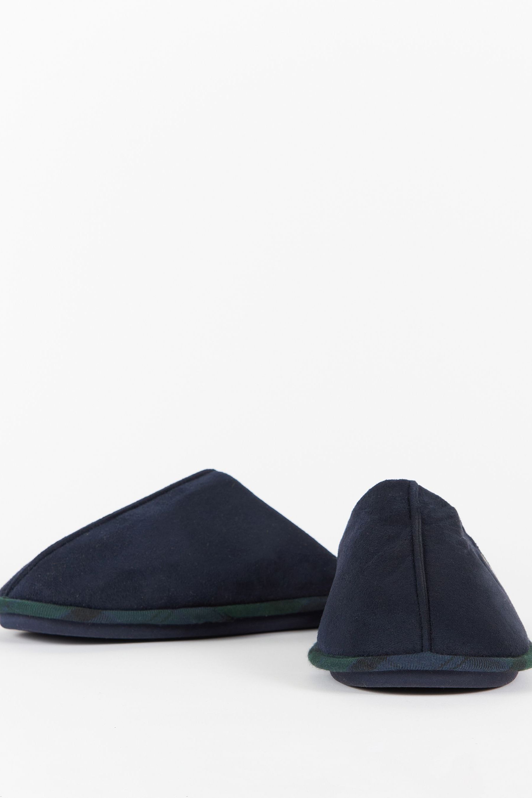 Buy Barbour Navy Blue Foley Mule Slippers from Next Ireland