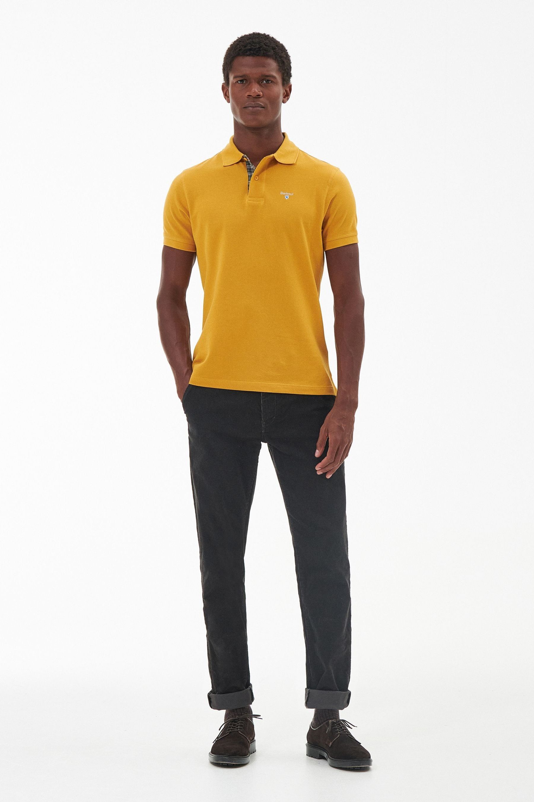 Buy Barbour Harvest Gold Classic Pique Polo Shirt from Next Ireland