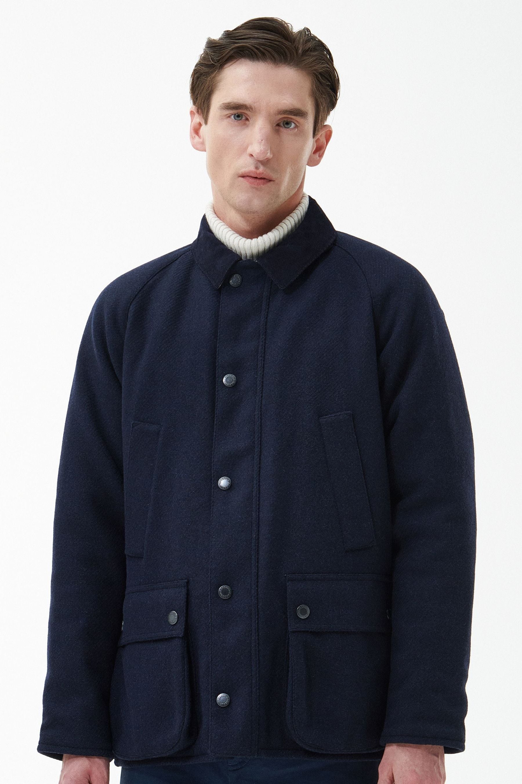 Barbour wool jacket on sale
