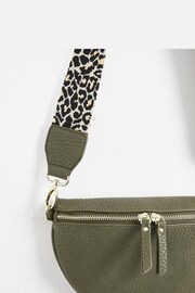 Oliver Bonas Green Animal Print Belt Bag - Image 4 of 5