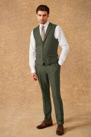 Green Trimmed Donegal Waistcoat - Image 2 of 13