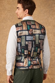 Green Trimmed Donegal Waistcoat - Image 5 of 13