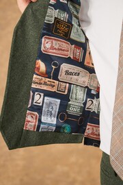 Green Trimmed Donegal Waistcoat - Image 8 of 13