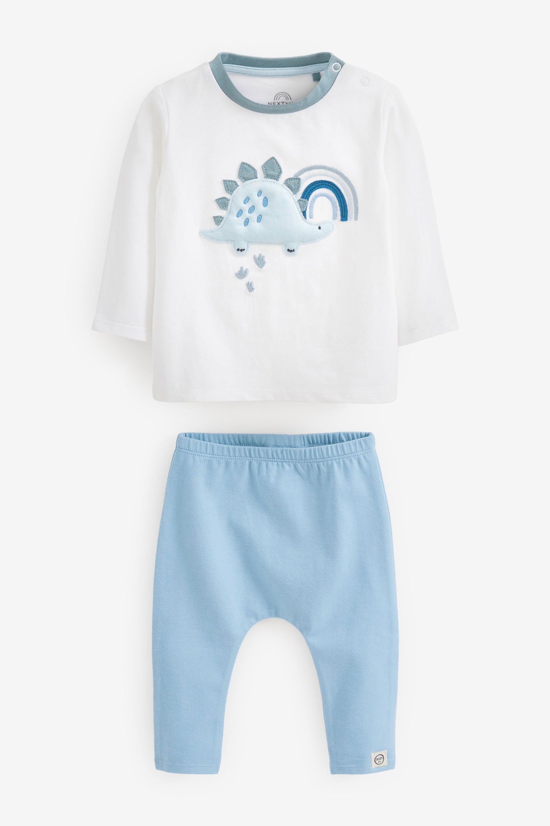 Blue dinosaur Baby T-Shirts And Leggings Set 6 Pack - Image 5 of 5