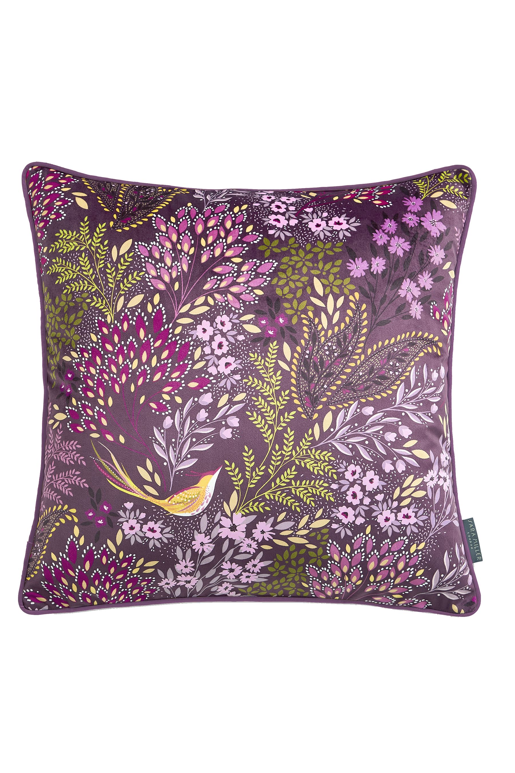Purple pattern cushion clearance