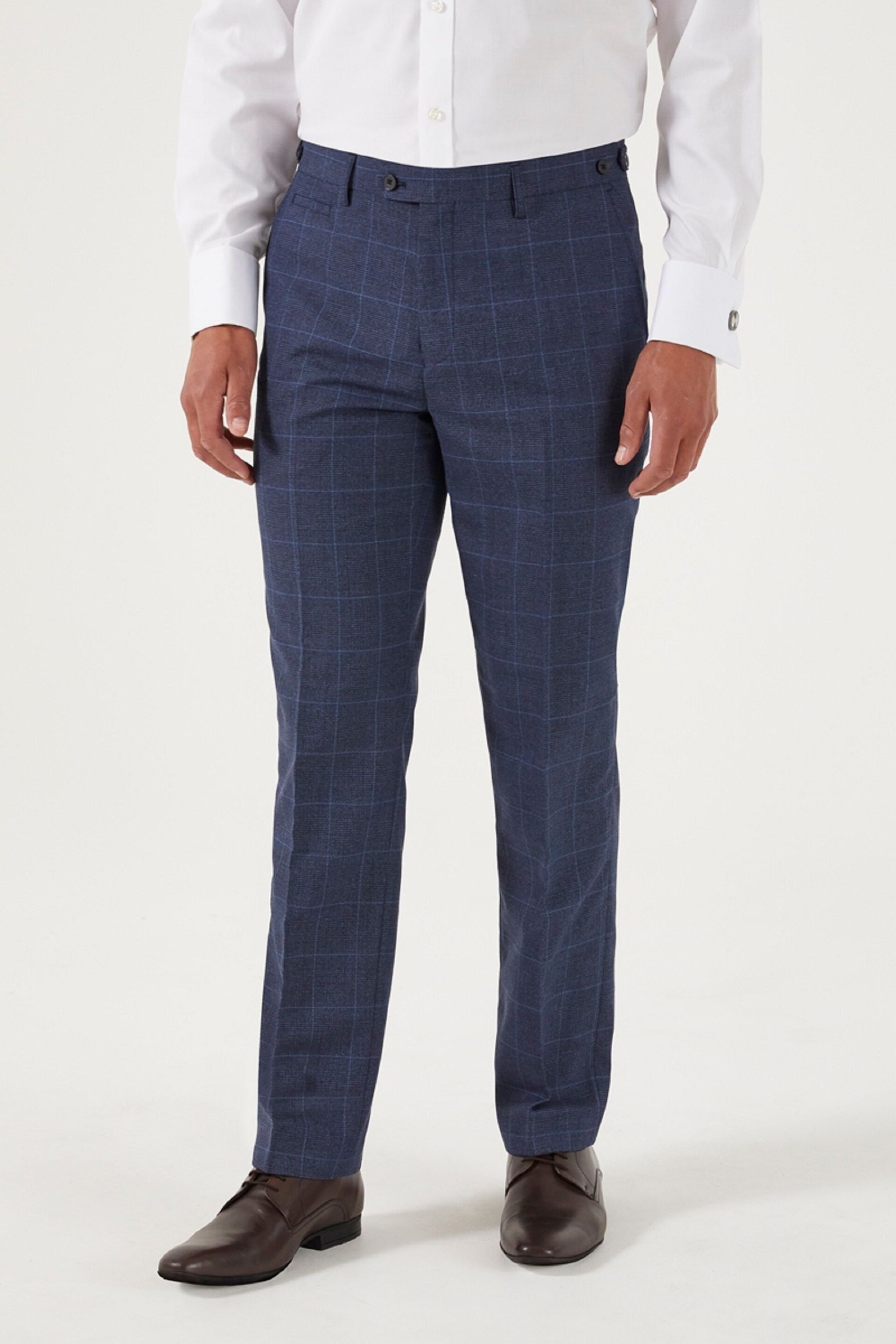 Skopes Anello Check Tailored Fit Suit Trousers - Image 1 of 3