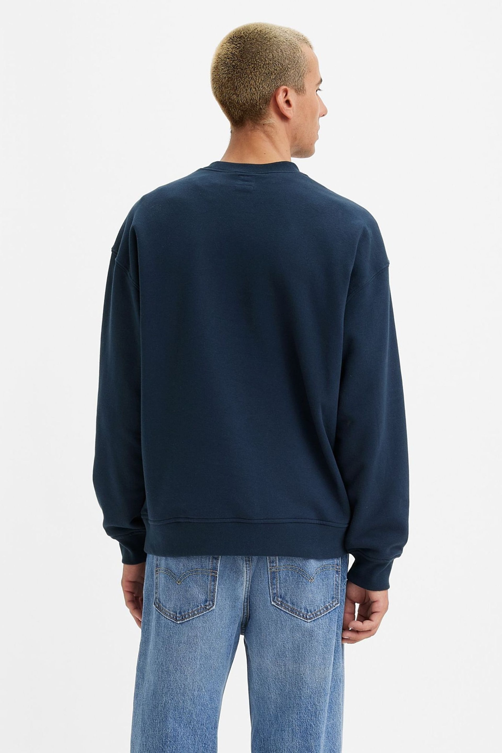 Levi's® Blue Relaxed Baby Tab  Sweatshirt - Image 2 of 5