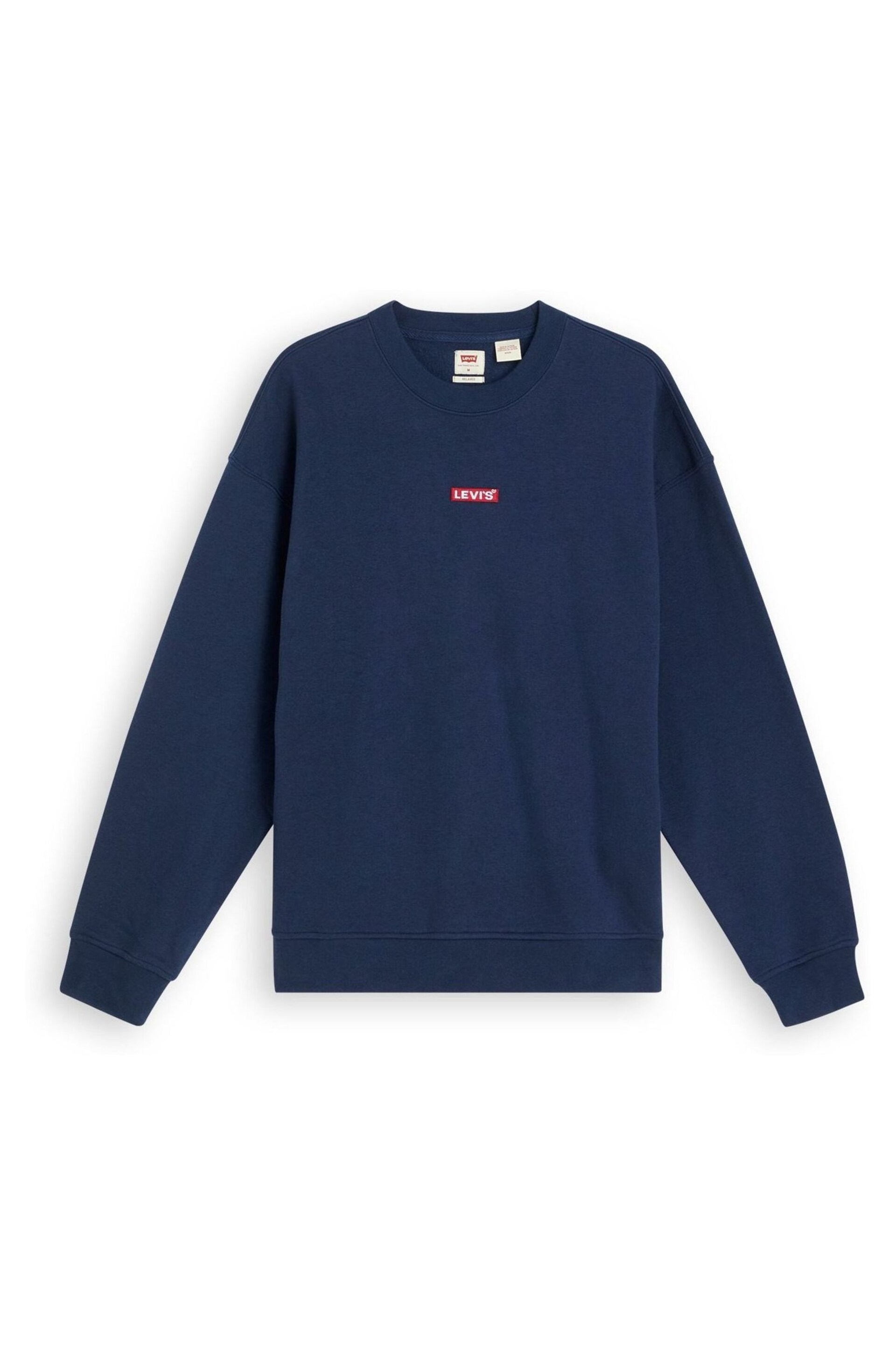 Levi's® Blue Relaxed Baby Tab  Sweatshirt - Image 3 of 5