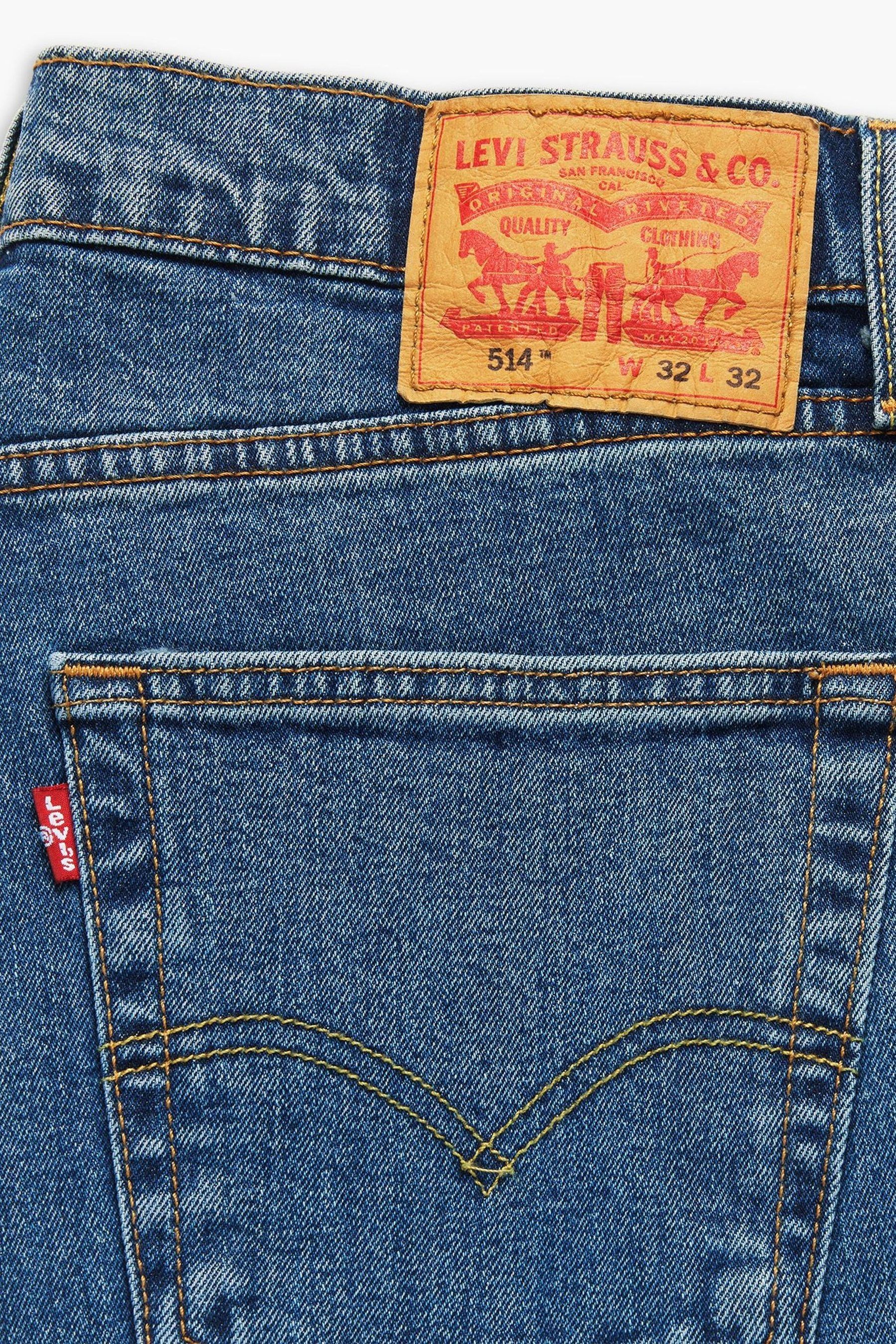 Buy Levi s Blue 514 Straight Fit Jeans from the Next UK online shop