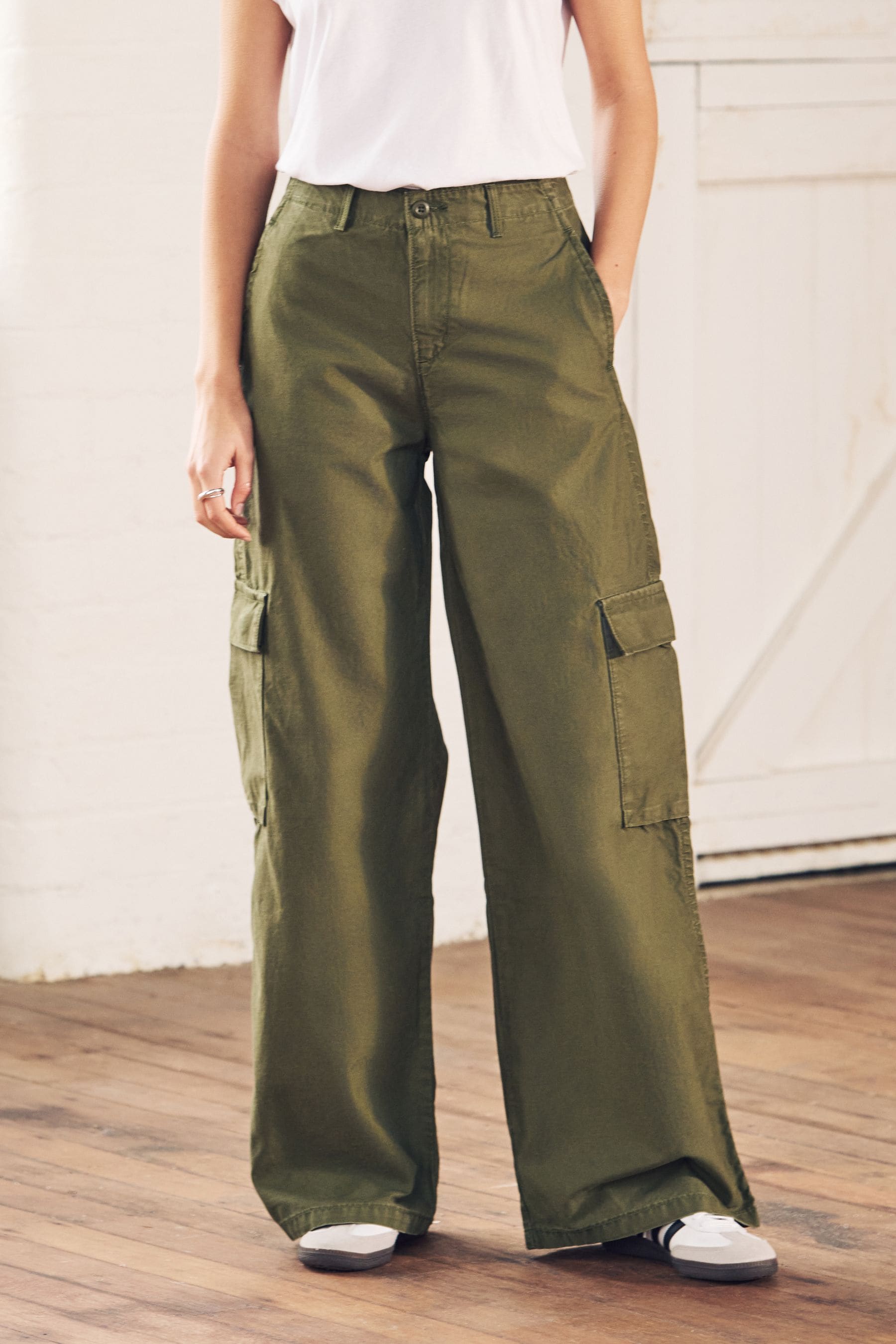 Buy Levi s Green Baggy Cargo Trousers from Next Luxembourg