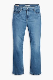 Levi's® Blue Denim 725 HR Bootcut Med Jeans - Image 6 of 9