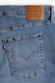 Levi's® Blue Denim 725 HR Bootcut Med Jeans - Image 8 of 9