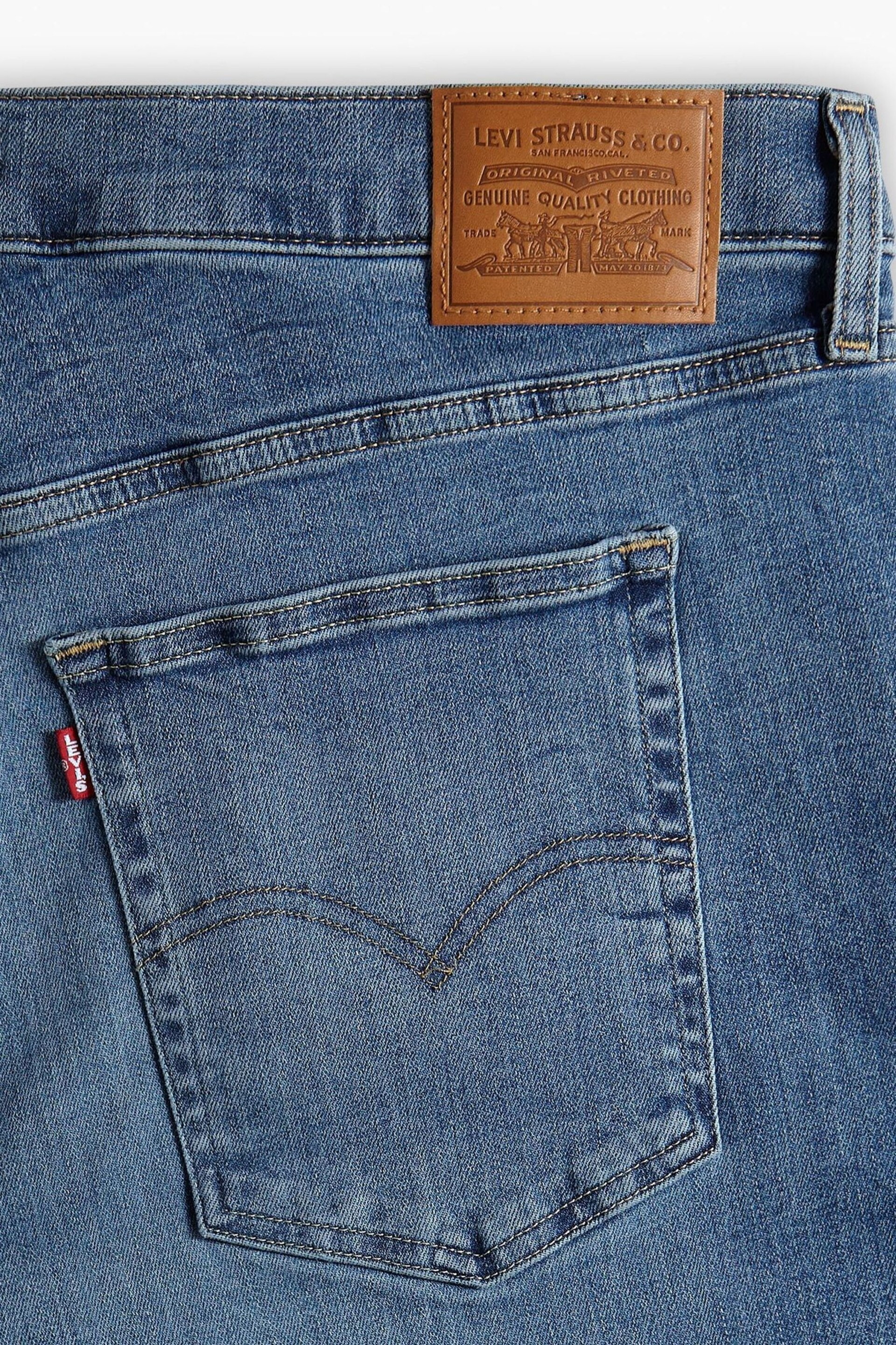Levi's® Blue Denim 725 HR Bootcut Med Jeans - Image 8 of 9